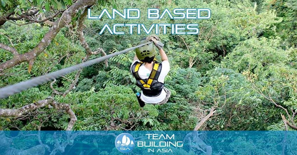land based axtivities. team building in asia