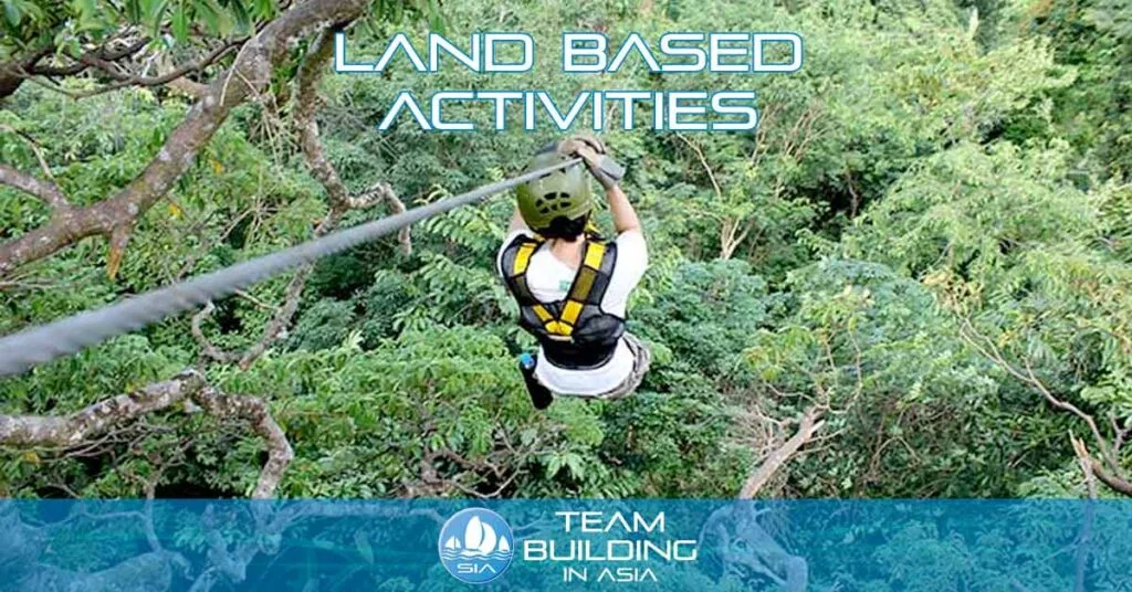 land based axtivities. team building in asia