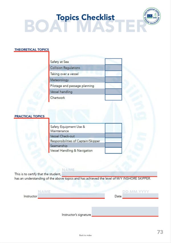 SIA-my-inshore-skipper-1-pdf-manual-P4 ISSA PDF Handbook topics checklist