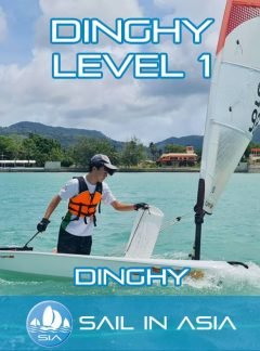 Dinghy level 1. sail in asia