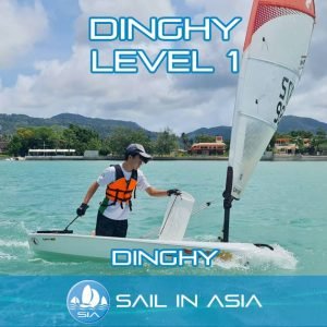 Dinghy level 1. sail in asia