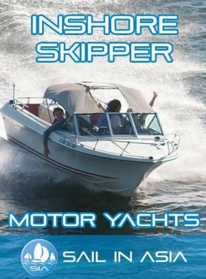 inshore skipper motor yachts. sail in asia