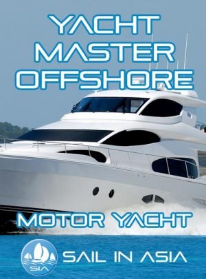 yacht master motor yacht. sail in asia