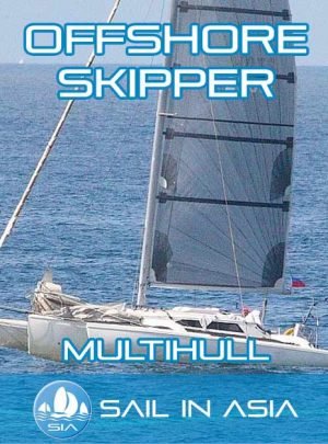 offshore skipper multihull. sail in asia