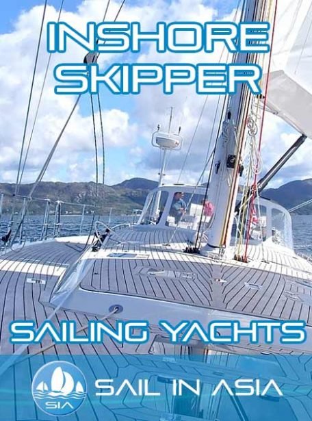 inshore skipper sailing yachts. sail in asia